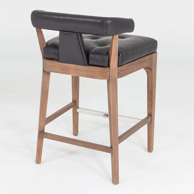 Moderno Stool, Black, Bar Stool (31" Seat Height)