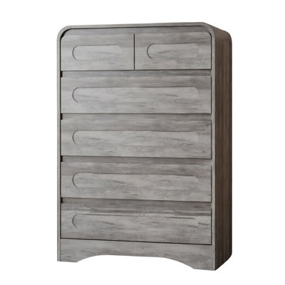 Catoe Dresser 6 Drawer, Grey