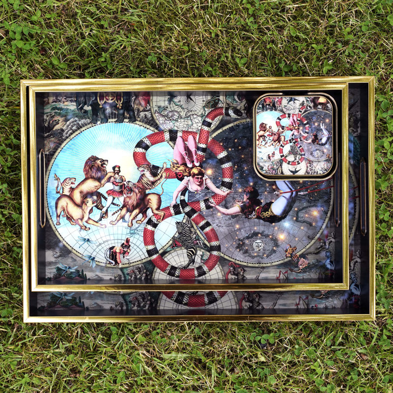 Le Cirque Du Monde Rectangular Tray Set - MYRTLE & MARY