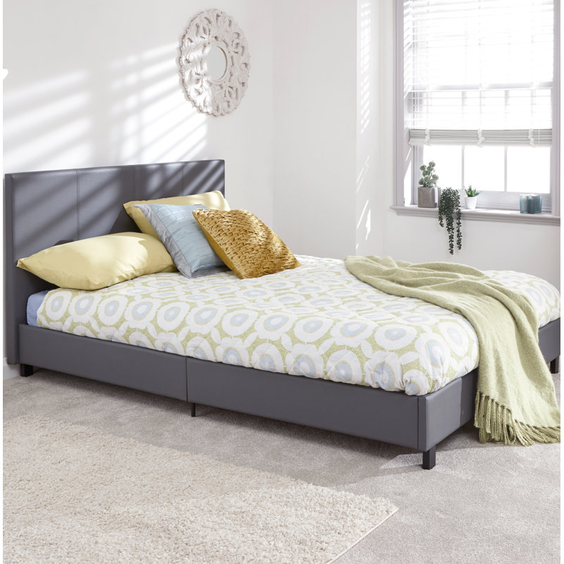 Morgana Upholstered Bed, Grey, Small Double (4')