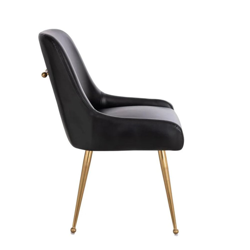 Chaise Luna Luxe, Noir