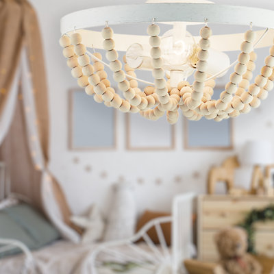Domenic 2-Light 15''W Boho Semi-Flush Mount Ceiling Fixture