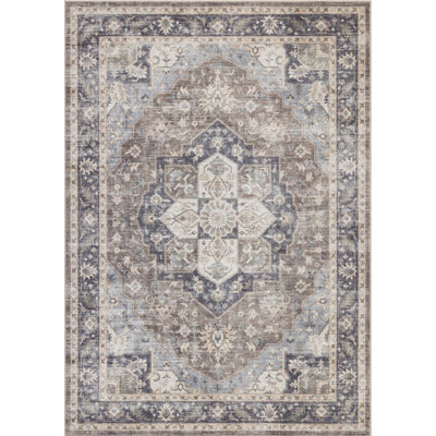 Eaglin 53FB2B25F3474FAC86F4D87319FE3092 Brown Area Rug