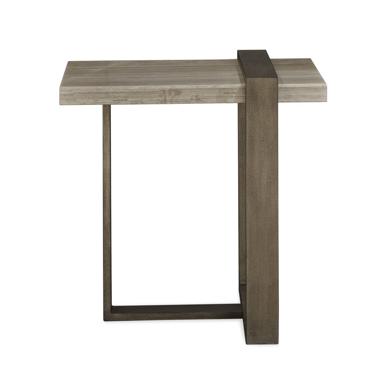 Munoz Marble Top End Table