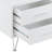 Deoss White Finish Accent Table