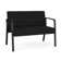 Waterfall Waiting Reception Loveseat Metal Frame