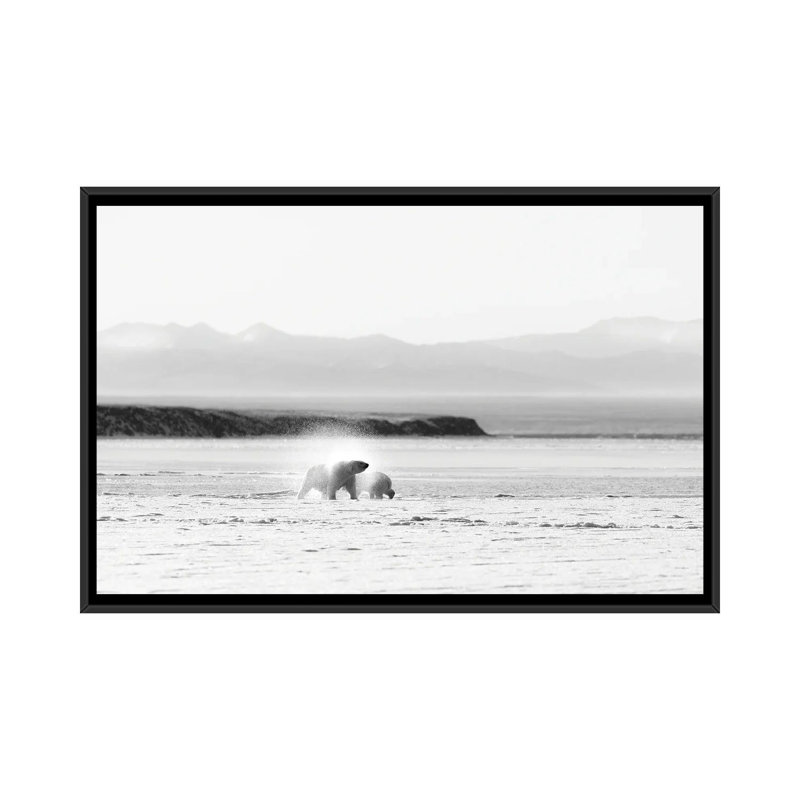 Shake by Eiji Itoyama - Floater Frame Print on Canvas
