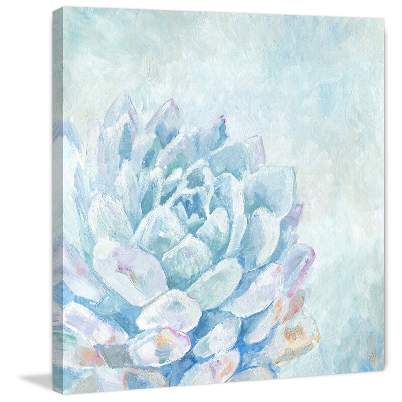 Bungalow Rose Ethereal Succulent On Canvas Print | Wayfair