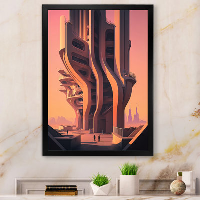 " Futuristic Architectural Building III "