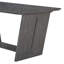 6-Piece Retro Dining Set, 1 Rectangular Table with 4 Upholstered Chairs and 1 Bench-1639635395