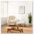 Upholstered Leisure Chair with Footrest Ottoman-1145223839
