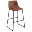 Ensemble de 2 chaises de bar en similicuir Torence-1351748679
