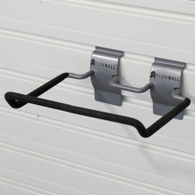 Flow Wall 13 Piece Slatwall Panel, Bin & Hook Storage Set - Slatwall