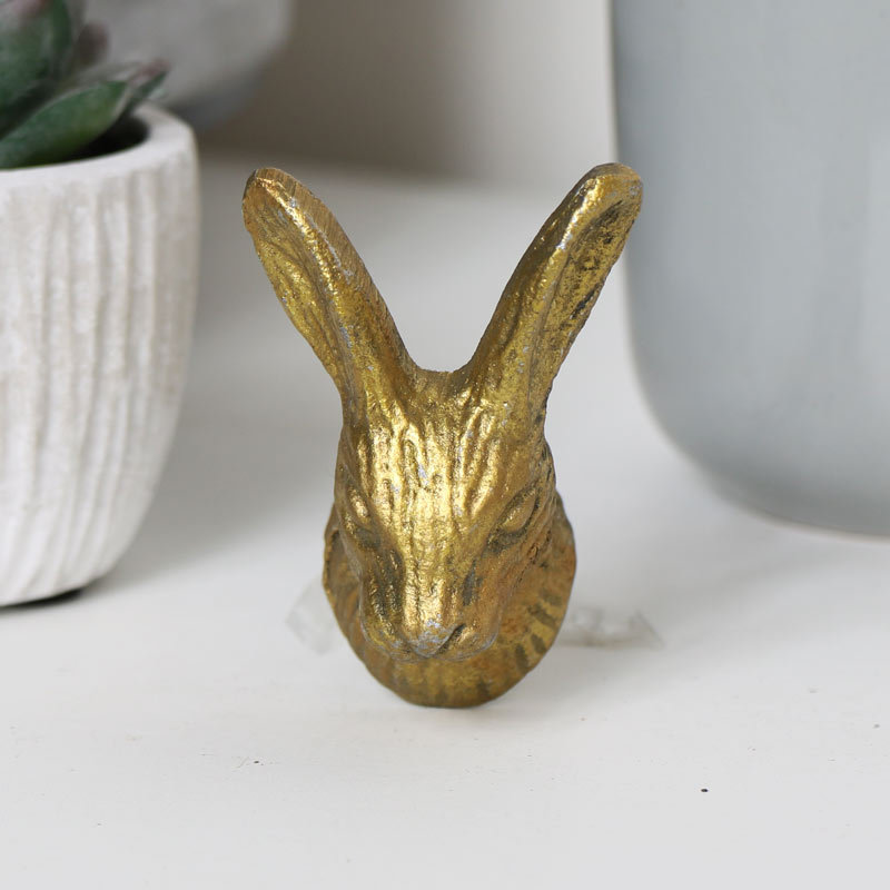 Garen 55mm Rabbit Head Novelty Knob, Gold