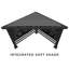 Pergola en métal avec auvent Backview Discovery Glenview