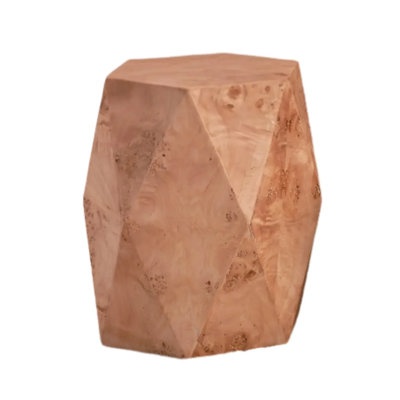 Merva Wooden Brown Accent Table