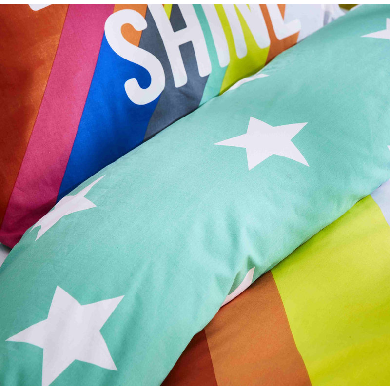 Born To Shine Duvet Cover Set, Double Duvet Cover + 2 Standard Pillowcases