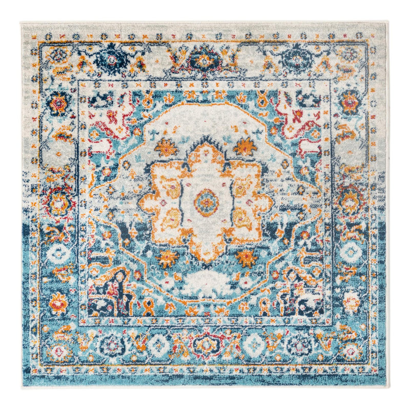Hageman Oriental Indoor Rug, Square 5'3"