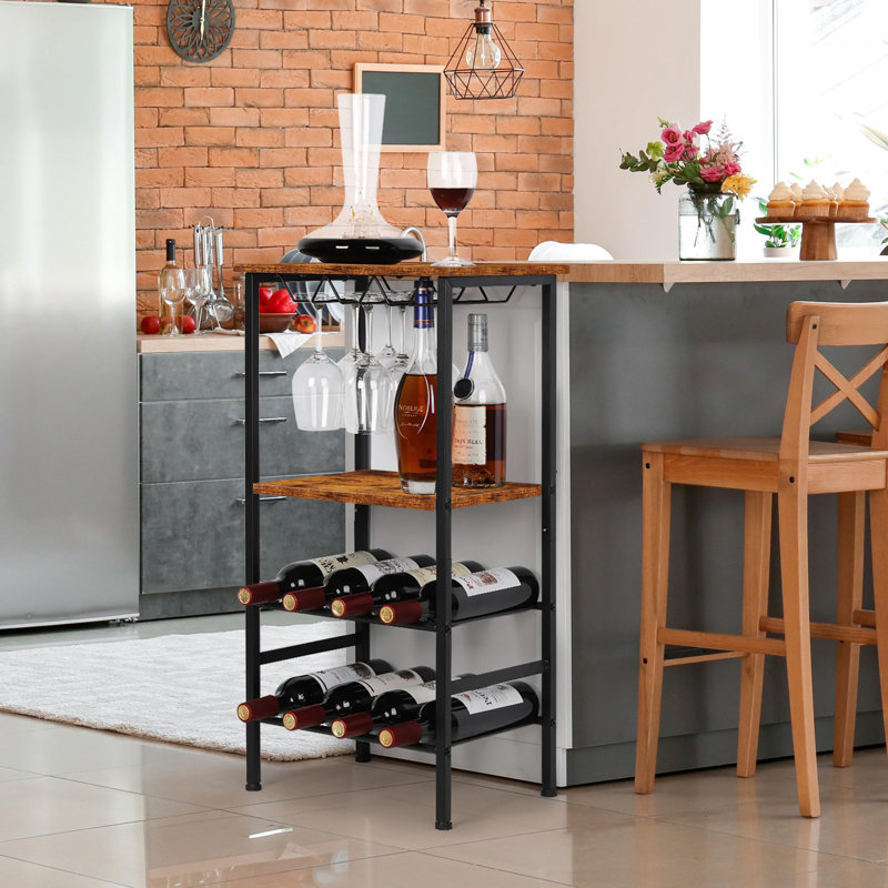 Wine Bottle Rack Brown