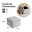 Repose-pieds cubique avec rangement, repose-pieds multifonctionnel, beige-510085688-510085691
