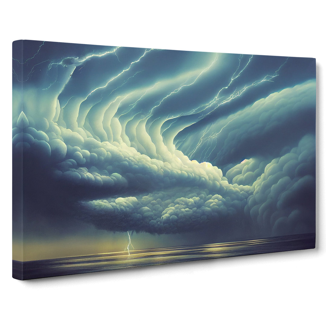 Heavenly Thunderstorm - Wrapped Canvas