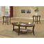 Table basse ovale avec tablette Perth-1801919803