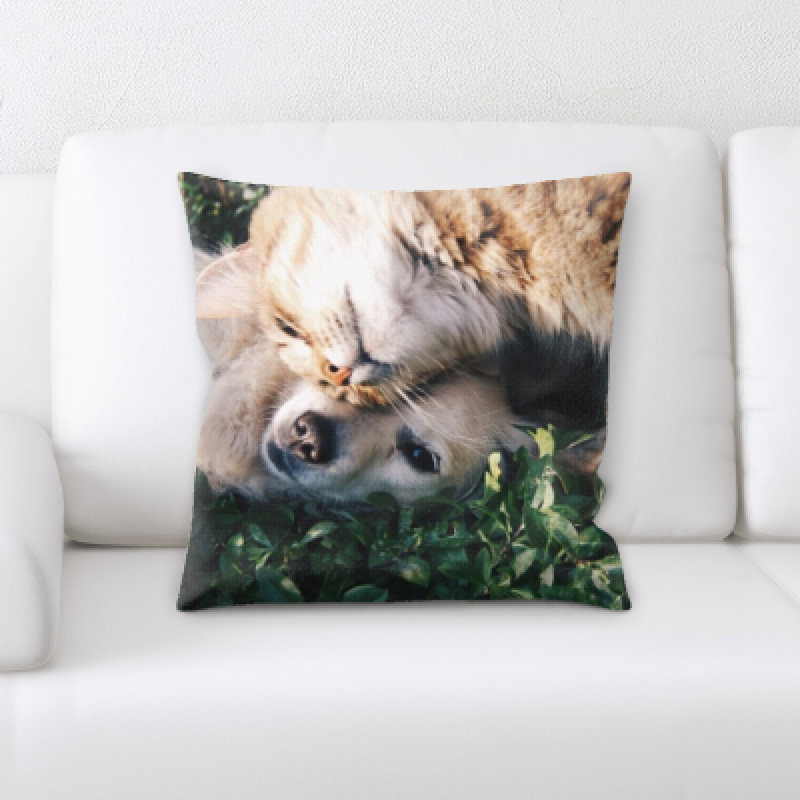 Housse et insert de coussin carré Aiden