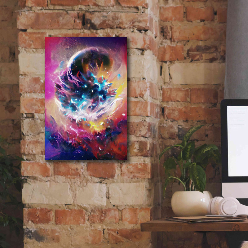 'The Merger' by David Manlove, Giclee Canvas Wall Art, 18" H x 12" W x 0.75" D