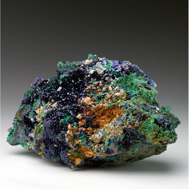 Azurite avec malachite - 430 grammes