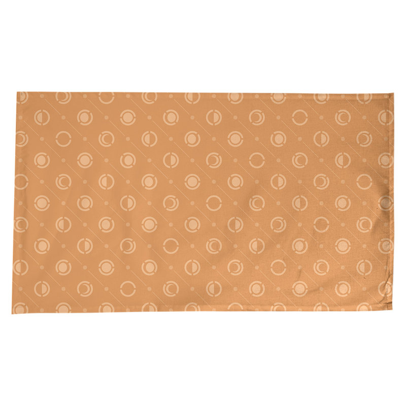 Nappe des phases de lune classiques, Orange/Blanc
