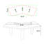 Bureau en bois massif noir courbé-1900087417