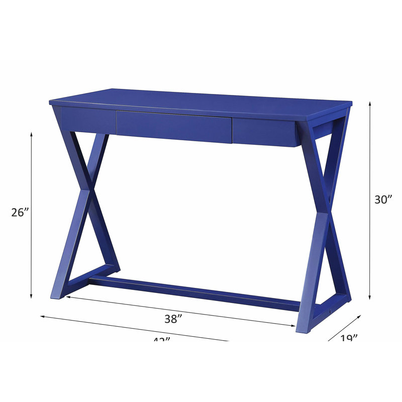 Bureau d'écriture bleu Nalo Twilight