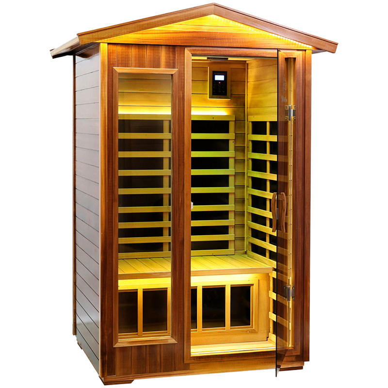 Sauna extérieur pour deux personnes à infrarouge lointain
