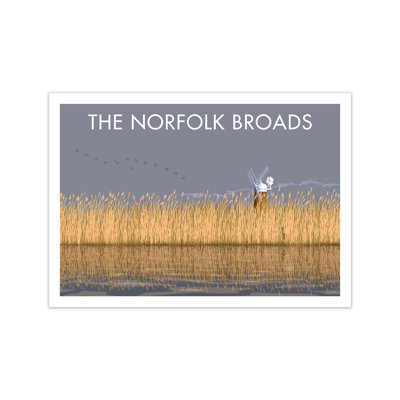 Norfolk Broads by Stephen Millership - Print on Canvas