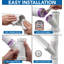 4 po. WV Hub en PVC, drain en PVC blanc, raccord d'évacuation et d'évacuation, (paquet de 5)