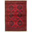Allaina One-of-a-Kind 4'3" X 6'5" 2010s Wool Area Rug in Red