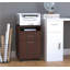 Organisateur de rangement compact et mobile avec beaucoup d'espace et une fabrication durable pour les fournitures de bureau-129472262