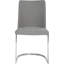 Chaise d'appoint grise Lupold