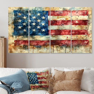 Art mural moderne, 4 pièces