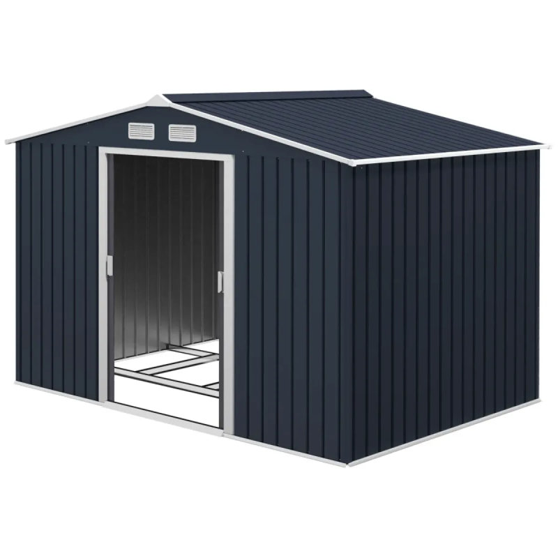 Spacious Outdoor Storage Shed,Tool Metal Shed