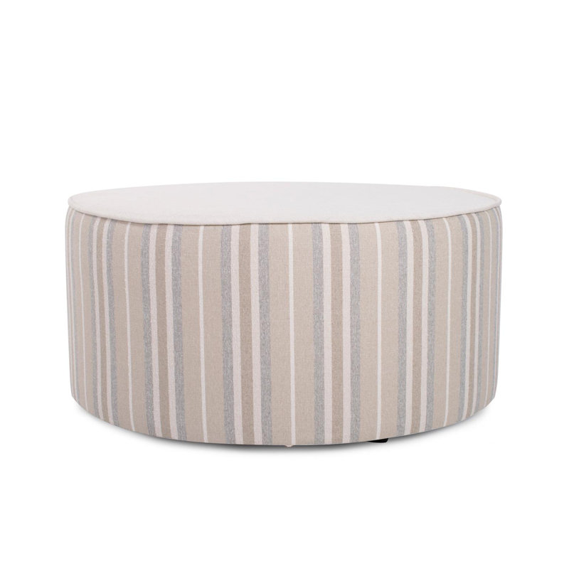 Indoor/Outdoor Universal Round Ottoman Dune Terra, Sand