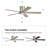 Dc Motor Indoor Flush Mount Ceiling Fan With Light Kit And Remote-530119017-536125090-530119019