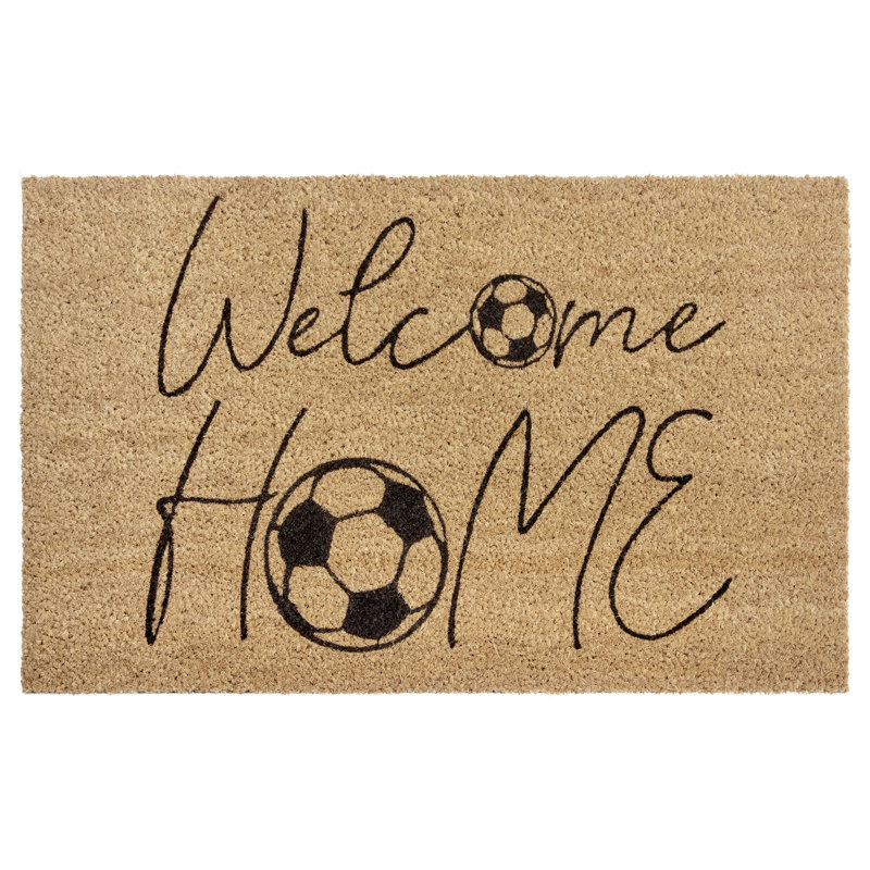 Mix Mats Welcome Home Soccer Doormat