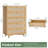 5 Drawers Rattan Dresser-499806190