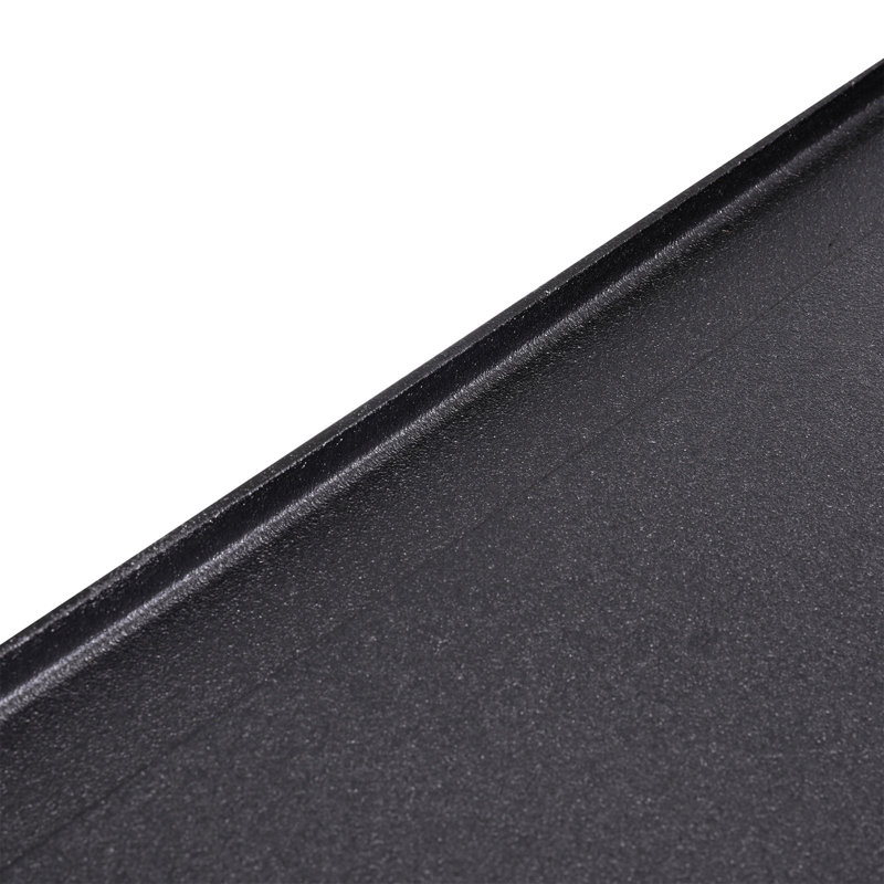 Rectangular Cast-Iron Reversible Griddle & Grill Pan