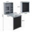 Bureau flottant rectangulaire Billerica-319287055-319287054