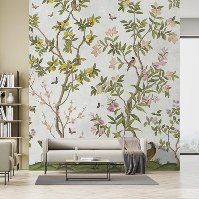 Bordure florale pelez et collez