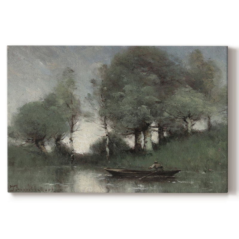 Paysage rétro-XXL III, H 13 po x l 19 po x P 1,5 po, Toile tendue