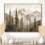 «Timber and Peaks Mountain Simplicity In Winter III», art sur toile-877815530-877815535-989761592