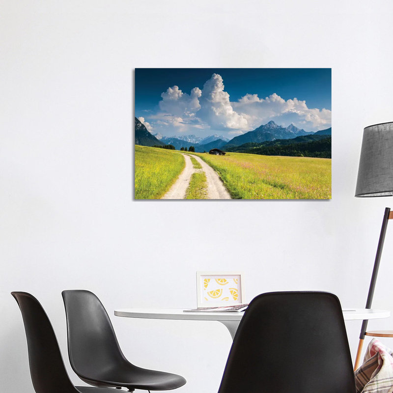Germany, Alps, Bavaria, Buckelwiesen Bei Mittenwald by Mikolaj Gospodarek - Wrapped Canvas Print